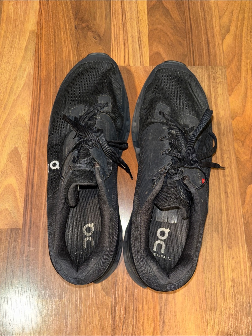 On Running Black Men's Athletic Running Sneakers | 12
